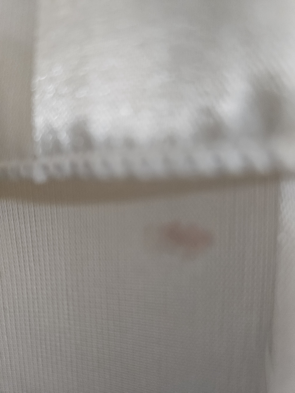 White & Gold Religious Print Satin Scarf - Picture 4 of 12